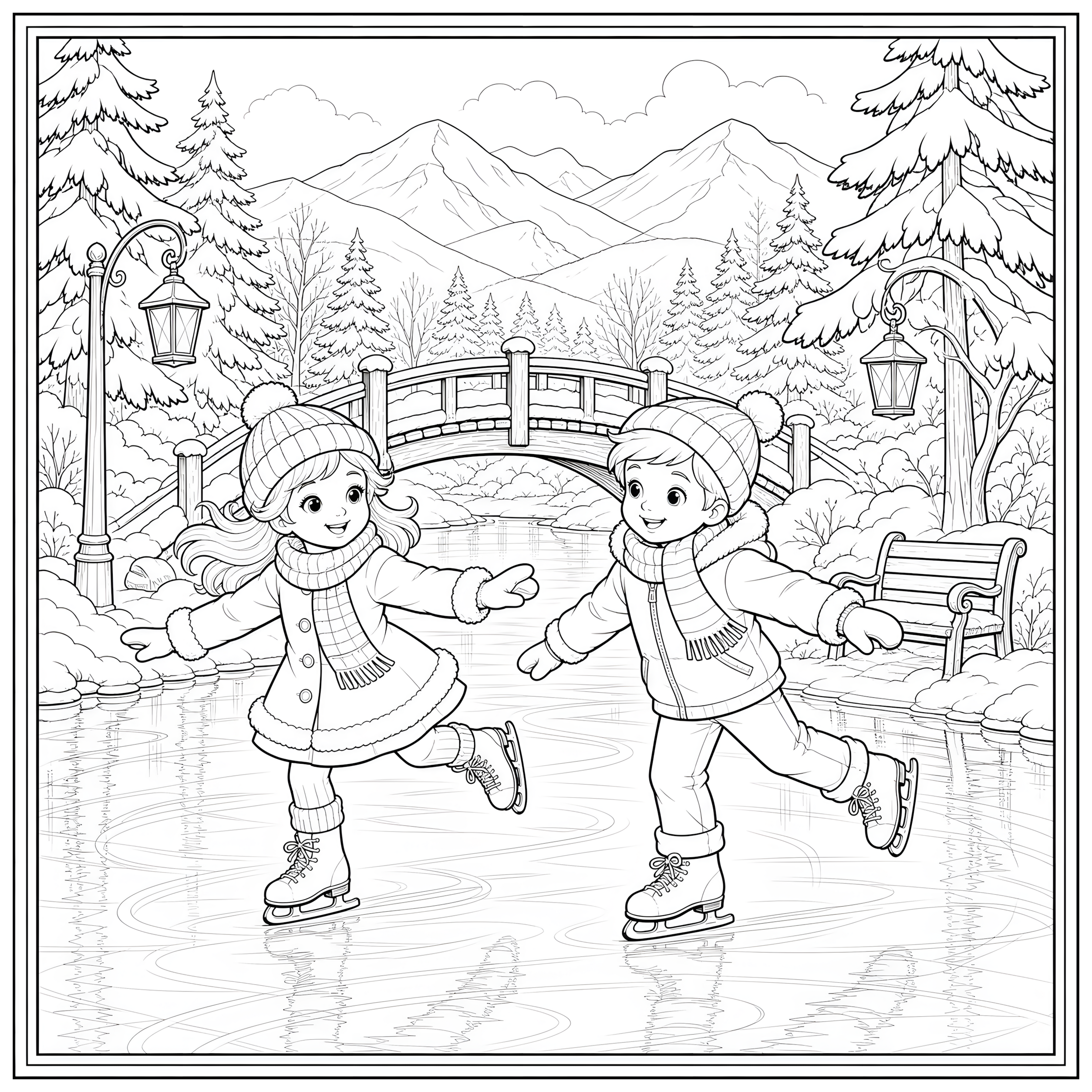 Ice Skating Pond