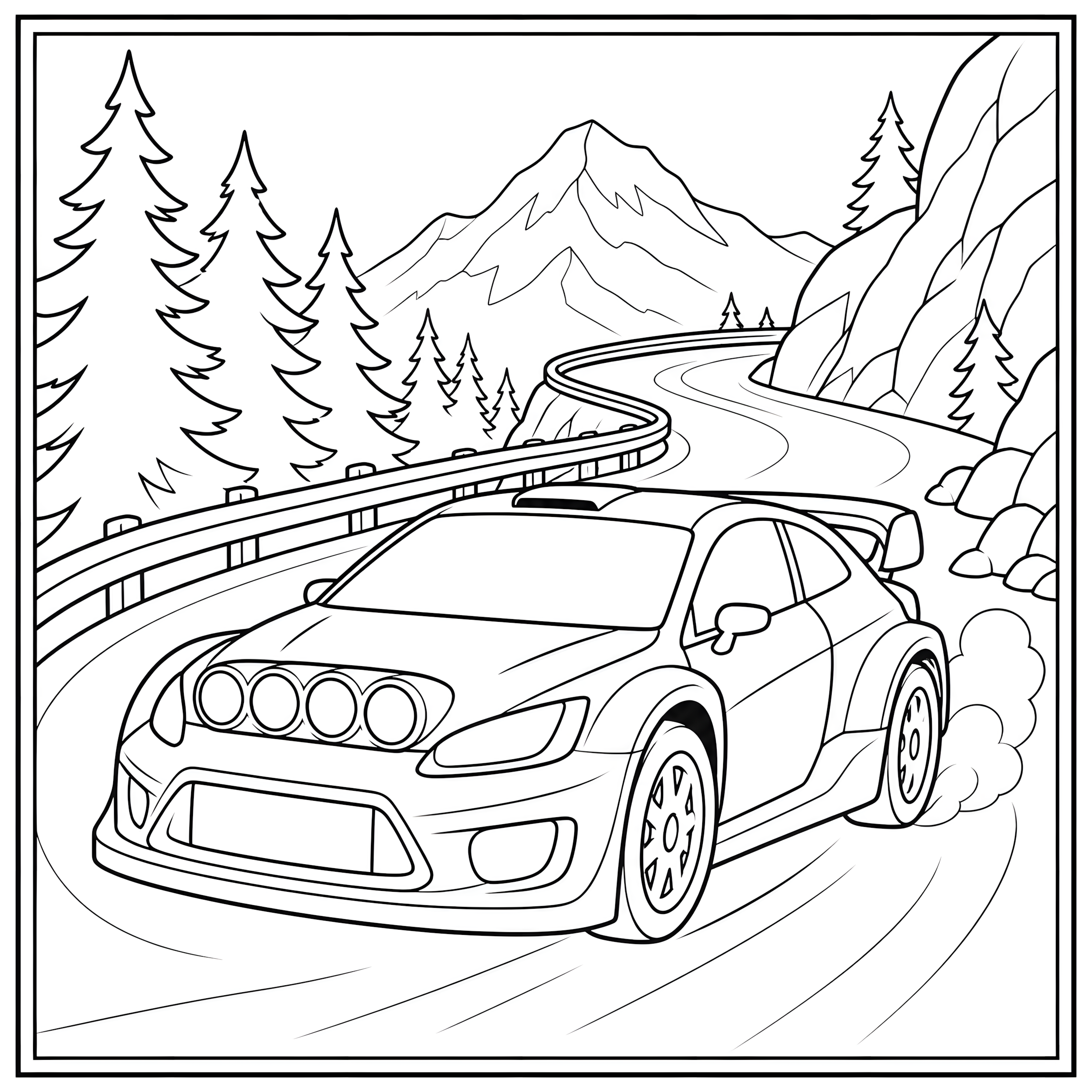 Mountain Hairpin Race